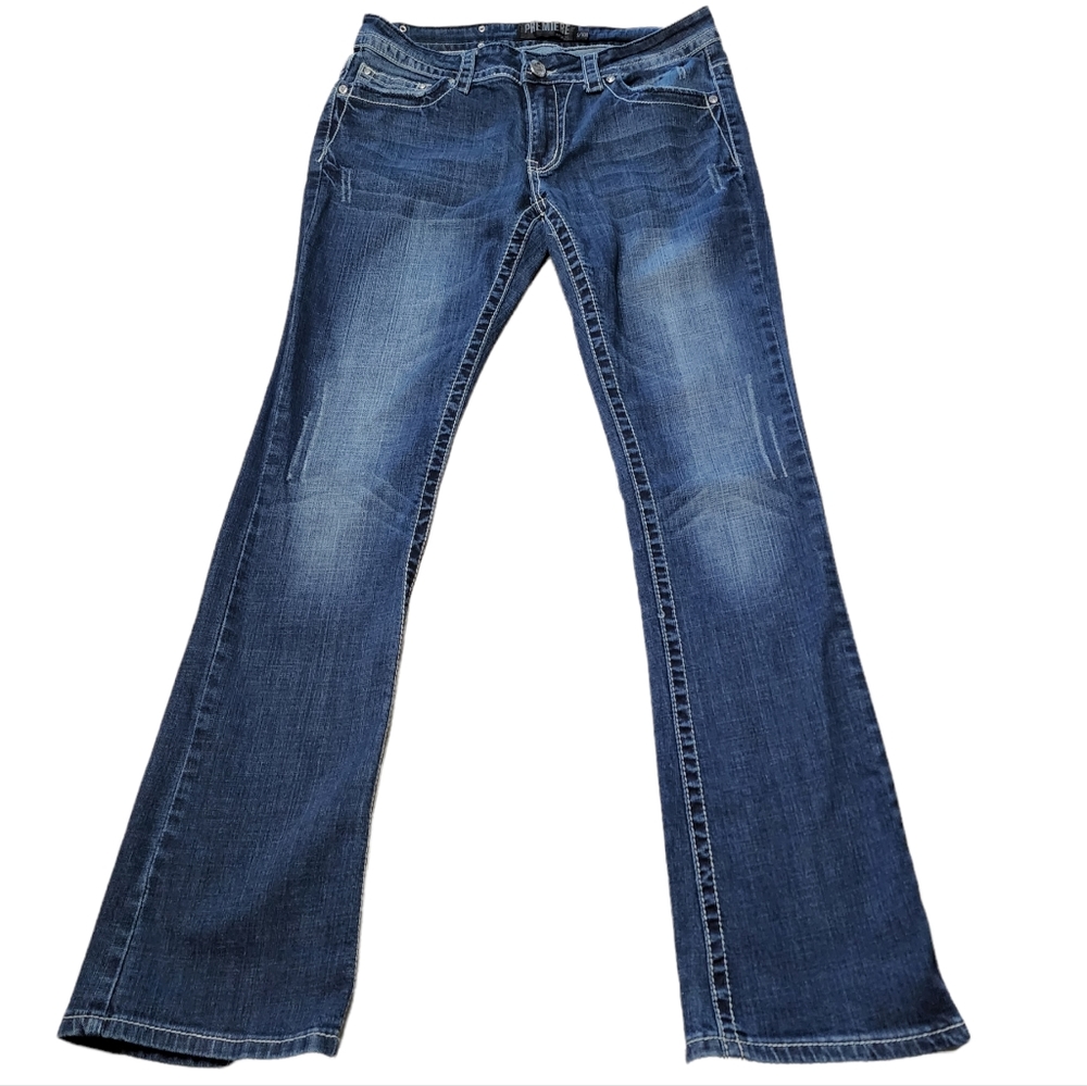 Women's Premiere Embellished Bootcut Jeans Sz 9/10 Regular - Picture 2 of 6